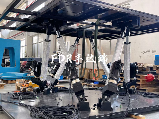 High Load 6 Axis Motion Platform Six Degrees of Freedom 3000kg Simulation Equipment FDR